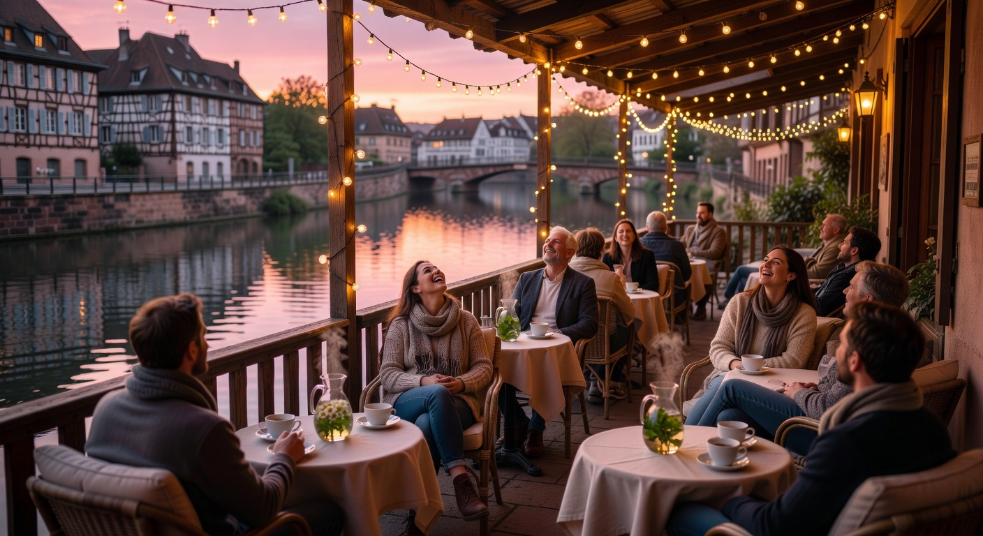 outdoor terrace tasting